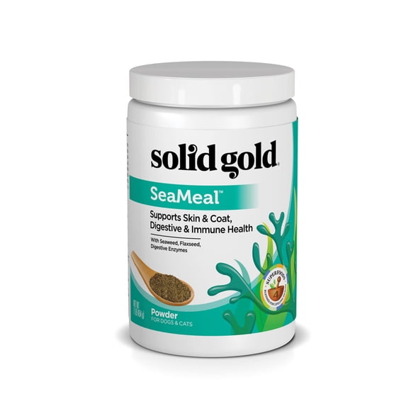 Suplemento Solid Gold SeaMeal a base de algas marinas para perros y gatos, 454 g