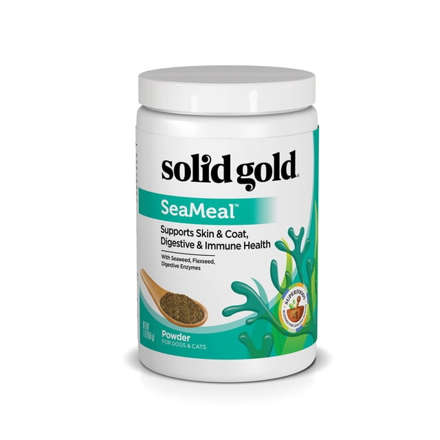 Suplemento Solid Gold SeaMeal a base de algas marinas para perros y gatos, 454 g