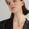 thumbnail image 3 of Fdelink Necklaces Necklaces MY MIND STILL TALKS to YOU Heart Necklace Mother's Day Gift Jewelry Memorial Hot My Mind Heart, 3 of 5