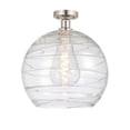 thumbnail image 2 of Innovations Lighting 616-1F-BK-G1213-14 Athens 14" Wide Semi-Flush Globe Ceiling Fixture -, 2 of 5