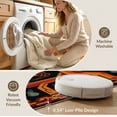 thumbnail image 5 of ODIKA 3'x5' Washable Accent Rug Pet Friendly, Non-Shedding Mat Gamepad Motif Border Cracked Field Burst Alfombra Gamer Glowing Playful for Bedside, Nursery Room, 5 of 7