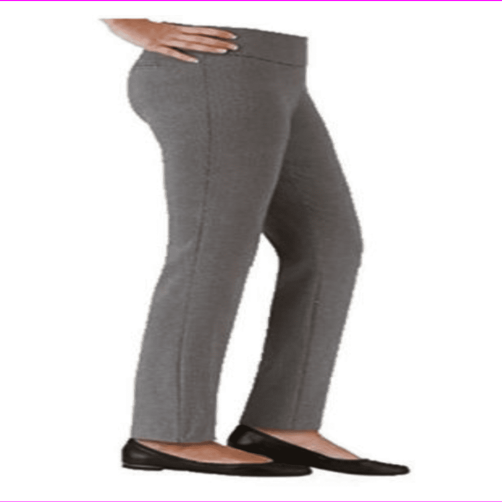 Hilary Radley Hilary Radley Ladies' Pullon Pant 2/Black/White Combo