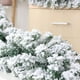thumbnail image 5 of Adornos navideños, 1 pieza de ratán blanco denso de PVC flocado, decoración navideña de ratán para interiores y exteriores, árbol de Navidad colgante de ratán de 8.86 pies de PVC., 5 of 9