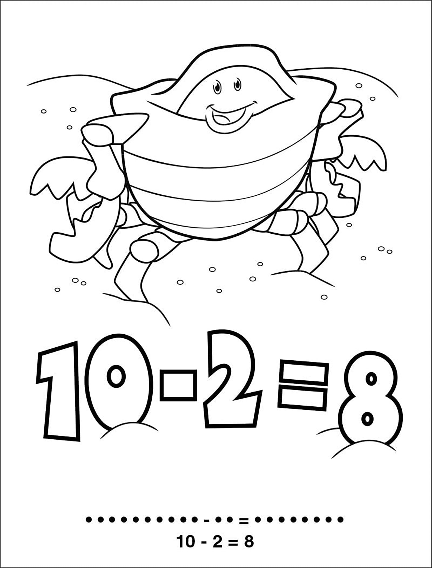25 Pack - Fun With Subtraction Kid's Educational Coloring & Activity Books