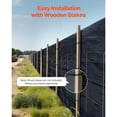 thumbnail image 5 of KFFKFF Silt Fence Fabric Roll, 2 x 100 ft with Backed Wire, Erosion Control Barrier for Sediment Containment, Durable Polypropylene Material for Temporary Use at Construction Sites, 5 of 9