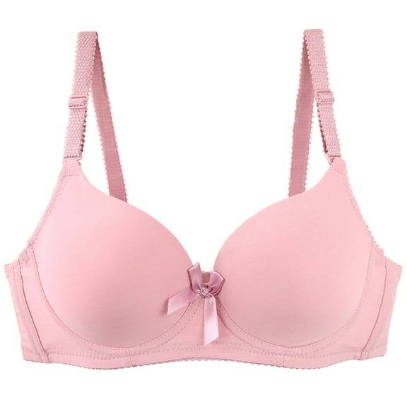 2025 Summer! Bras for Womens, Ohufall Plus Size Thin Women's Bras Push up Underwear Without Steel Rings