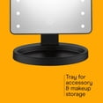 thumbnail image 5 of Conair Reflections LED Lighted Vanity Makeup Mirror with Touch Screen, Black, 5 of 10