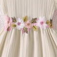 thumbnail image 5 of mgoYE Flower Girl's Tulle Dress Tutu Party Birthday Wedding Formal Fancy Flower Princess Dresses Size 3-4 Years White, 5 of 5