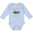 thumbnail image 3 of Inktastic Black Hawk Military Boys or Girls Long Sleeve Baby Bodysuit, 3 of 5