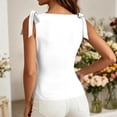 thumbnail image 6 of MAFYTYTPR Women's Tie Shoulder Boat Neck Tank Tops Spring Summer Solid Color Fitted Casual Tops for Everyday Wear 1PC S-XXL, 6 of 8