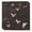 Brown, variant on Japanese Style Cloth Napkins, Vintage Cranes Ocean Wave Black Grey Washable and Reusable Dinner Napkins Set of 2, Table Napkin for Kitchen Party Birthday Wedding Hotel Housewarming 20"x20"