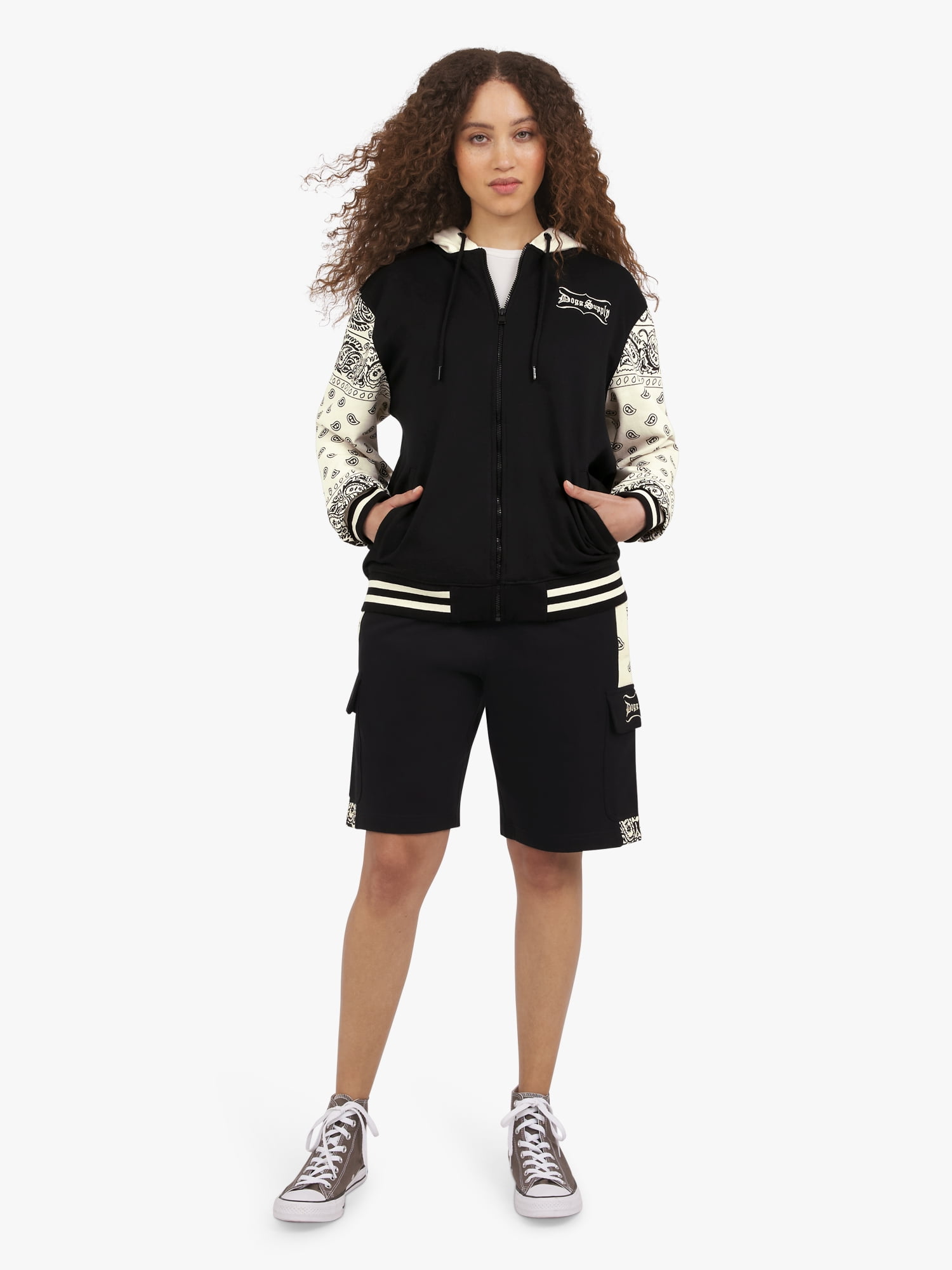 Dogg Supply by Snoop Dogg All Gender Varsity Print Full Zip