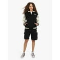 thumbnail image 3 of Dogg Supply by Snoop Dogg All Gender Varsity Cargo Shorts, Men's Sizes XS-5XL, 3 of 10