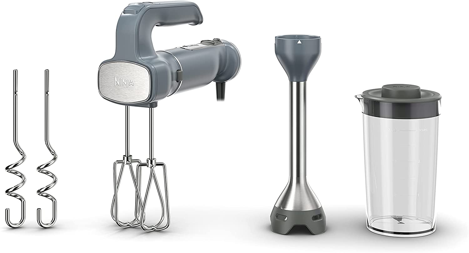 Ninja CI105BRN Foodi Power Mixer System 750PeakWatt Immersion Blender