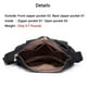 thumbnail image 5 of Bolso bandolera MINTEGRA para mujer, de nailon, impermeable, ligero, Negro, Mediano, 5 of 5