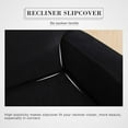 thumbnail image 3 of Subrtex Stretch Recliner Chair Slipcover Furniture Protector Lazy Boy Covers for Leather and Fabric Recliner Sofa with Side Pocket (Recliner, Black), 3 of 6