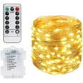 thumbnail image 1 of 10 M 100 Leds Warm White String Light, Waterproof Ip65 Copper Wire Light(battery Not Included), 1 of 5