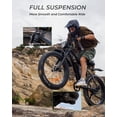 thumbnail image 2 of Electric Bike for Adults,26*4.0 Fat Tire E-Mountain Bicycle,Peak 750W Rated Motor 48V 13Ah 7-Speed Ebike,Black, 2 of 6