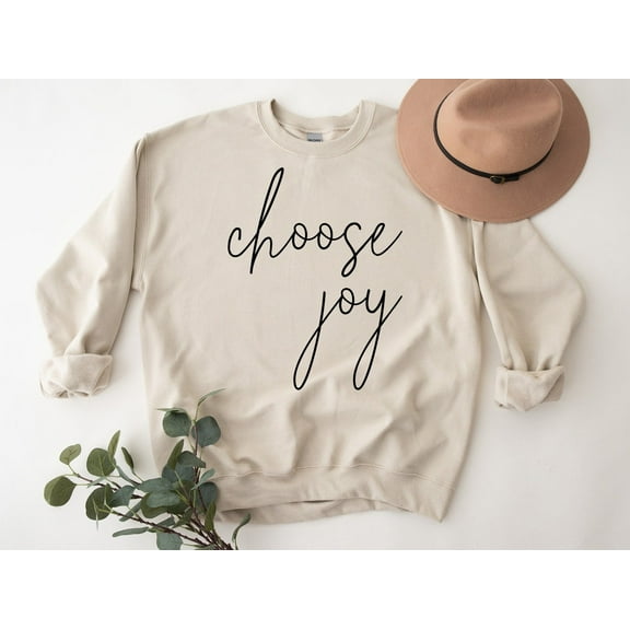 Simple Fit Choose Joy Sweatshirt: Christian Comfort All Size S-5XL