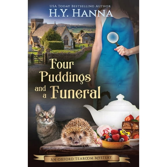 Oxford Tearoom Mysteries Four Puddings and a Funeral (LARGE PRINT), Book 6, (Paperback)