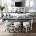 thumbnail image 3 of Magnolia Manor White Console Bar Table, 3 of 9