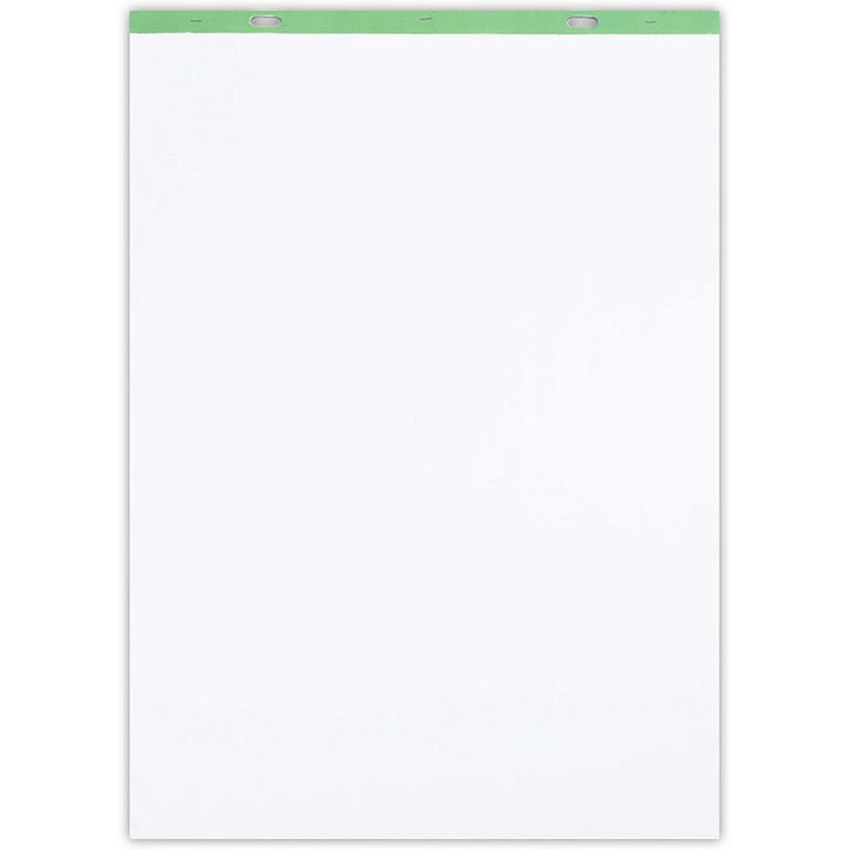 6-Pack Easel Pad, 25 Sheets each, 2-Hole for Hanging, 100 GSM Flip Chart  Paper, 31.9 x 22.85 