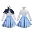 thumbnail image 4 of Disfraz de Anime Sakura Kinomoto Tomoyo Daidouji, traje de falda, traje de mujer, capa, falda, traje de fiesta, disfraz de Halloween, 4 of 4