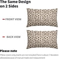 thumbnail image 5 of Polka Dot Pillow Covers 18x18 Set of 2 Black Cream Throw Pillows Boho Design Brush Strokes Decorative Outdoor Pillowcase Square Cushion Cover Linen Pillow Case for Home Sofa Couch Bed, 5 of 6