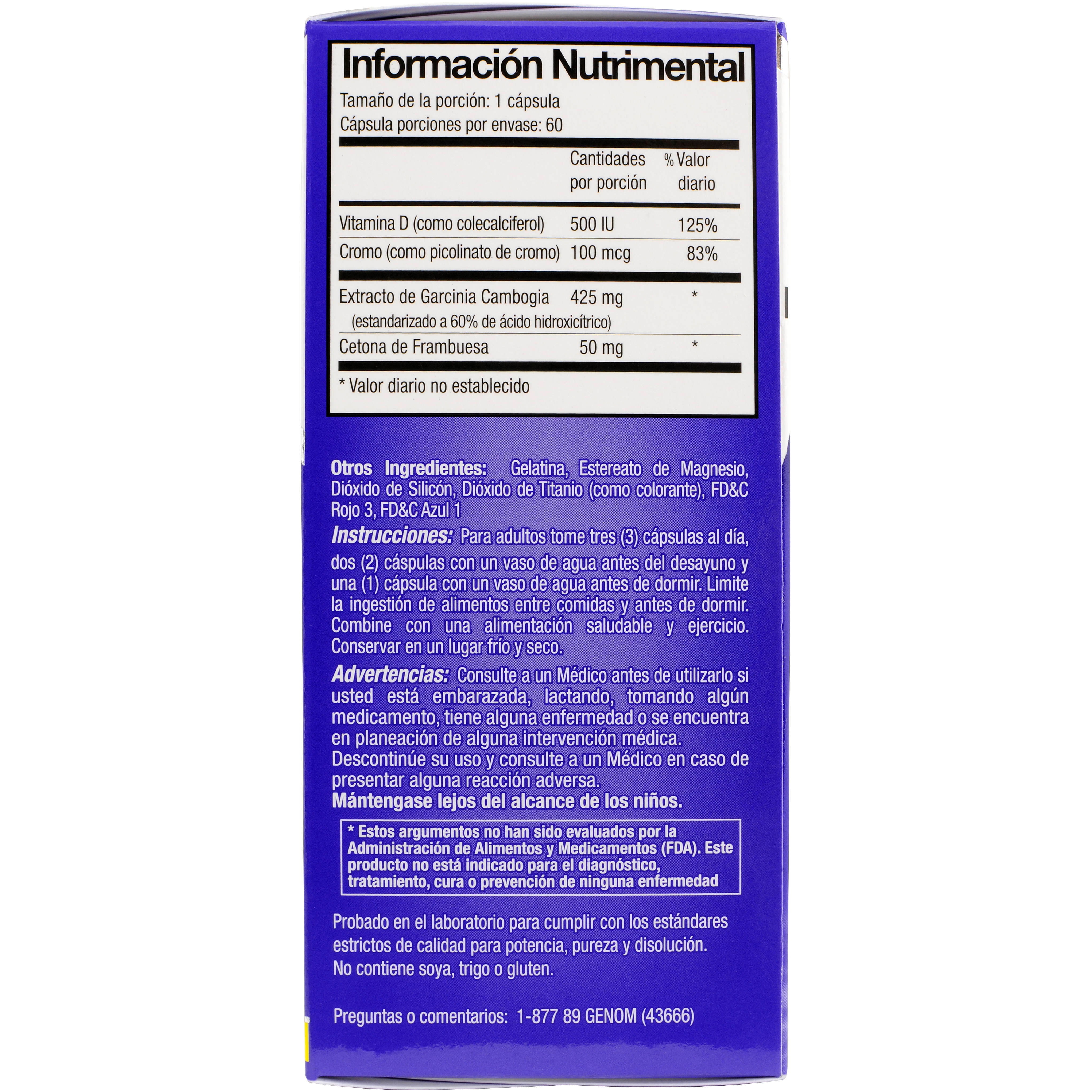 garcinia cambogia y picolinato de cromo