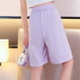 thumbnail image 5 of Huowey Kids Girls Casual Wide Leg Shorts Summer Breathable Comfortable Stretchy Waist Elastic Kids Play Outfits Toddler To Preteen Fashionable Dailywear, 5-6 Years, 5 of 5