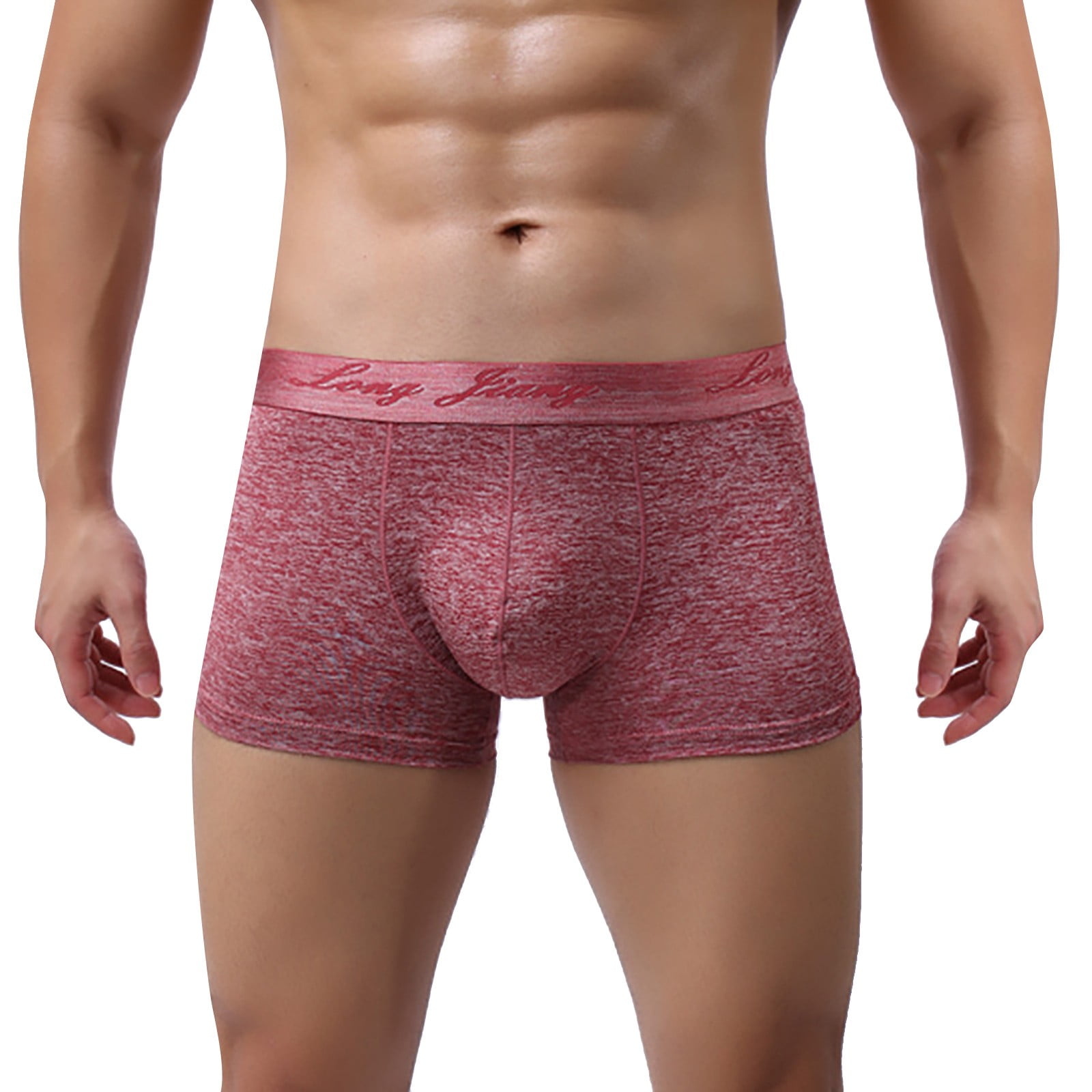 GWAABD Big Mens Underwear Color Underwear MidWaist Men's Briefs Soft