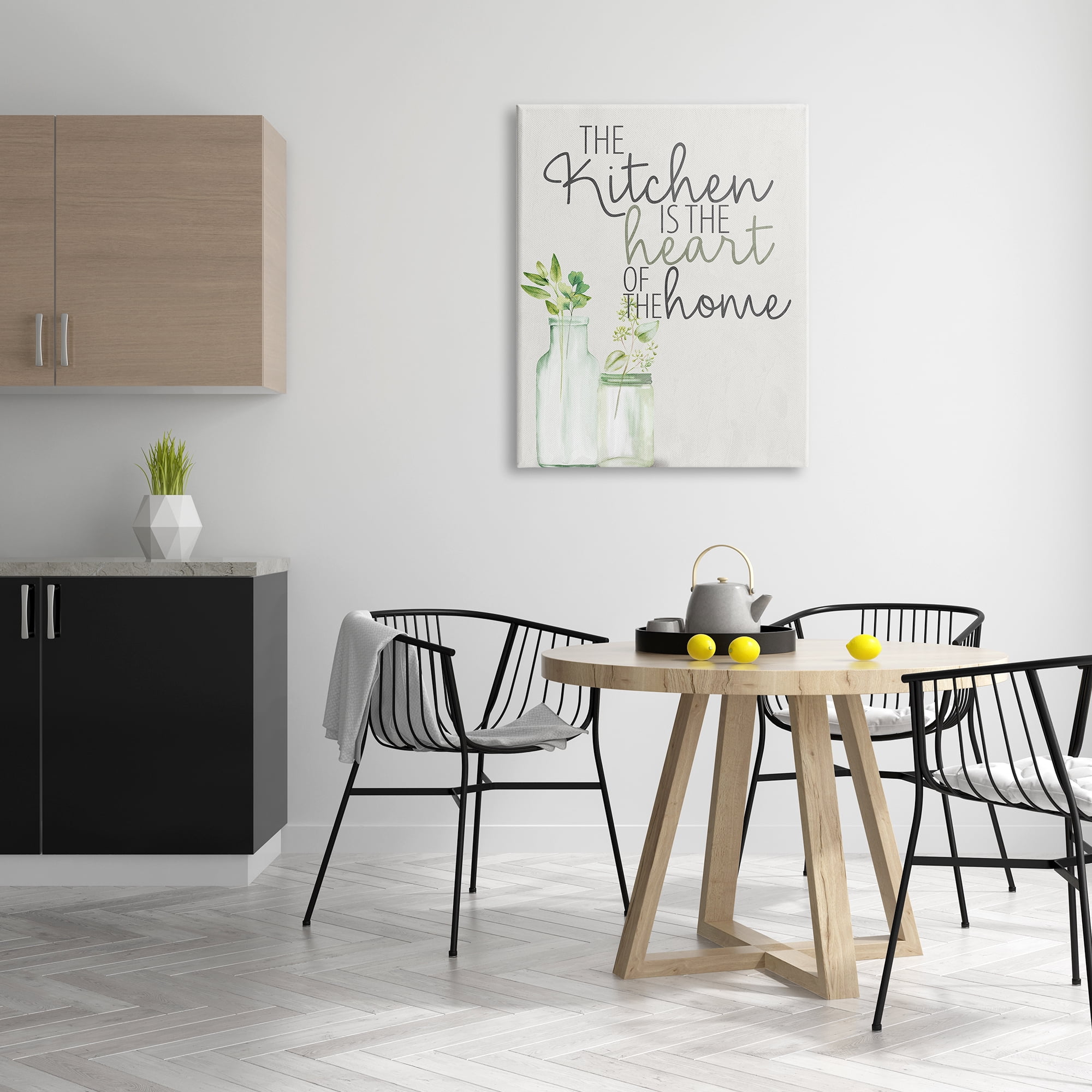 Stupell Industries Kitchen Heart Phrase Food & Beverage Painting Gallery Wrapped Canvas Print Wall Art, 30 x 40