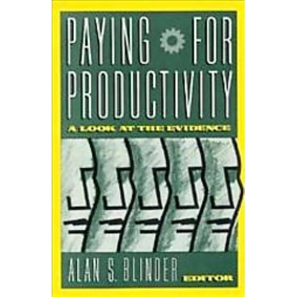 Paying for Productivity, Alan S. Blinder Paperback