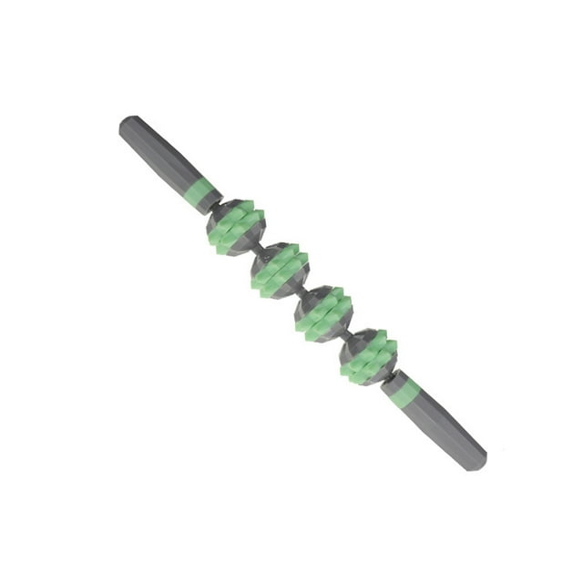YISITIAN Muscle Roller Stick, Deep Tissue Massage Tool for Athletes and Runners, Handheld Recovery Device to Relieve Muscle Cramping, Tightness, and Soreness in Legs and Back(Green) AZ1014-4670