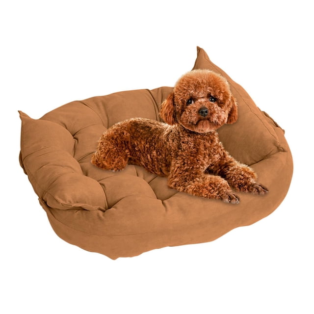 Baohd Coussin de Lit Élégant et Confortable pour Animal de Compagnie Bien-Aimé Jaune L 1Set