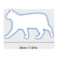 thumbnail image 3 of Cute Cat Template Ruler Cute Textile Home Decor DIY Ideas Board Ruler 8PC B(Clearance), 3 of 7