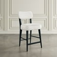 thumbnail image 2 of Wes Mid-Century Modern Boucle Upholstery Counter Barstool (Set of 2), 2 of 11