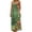 Green, variant on Backless Cami Dresses for Women Sleeveless Spaghetti Strap Back Tie Outfits Crew Neck Gradient Dress Summer Vacation Outfits
