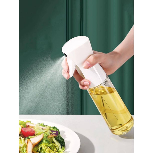 1pc Clear Plastic Oil Spray Bottle, Simple Multifunction Oil Bottle For Kitchen
