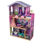 kidkraft my dream mansion wooden dollhouse with new gliding elevator and 13 p...