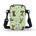 thumbnail image 2 of HELLHERO Dog Soccer Cross Body Purse, Double Zipper, Casual Travel Polyester 4.33x1.97x7.09, 2 of 10