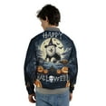 thumbnail image 5 of Happy Halloween Samoyed Witch Pumpkins Bats All Over Print 3D Baseball Jacket Siberian Sammy Dog Lover Bomber Jacket Softball - 13012, 5 of 6