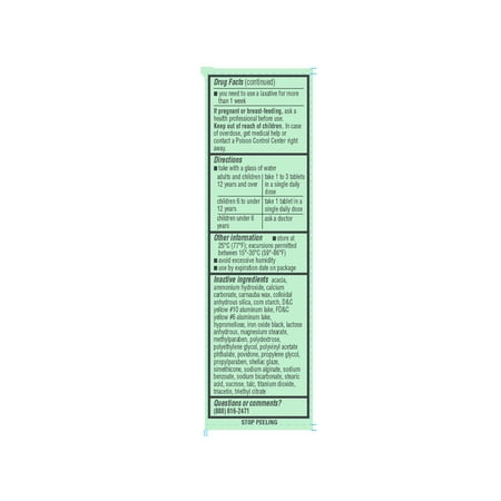 Major Bisacodyl Enteric Coated Tablets, 5 mg, 100 Count
