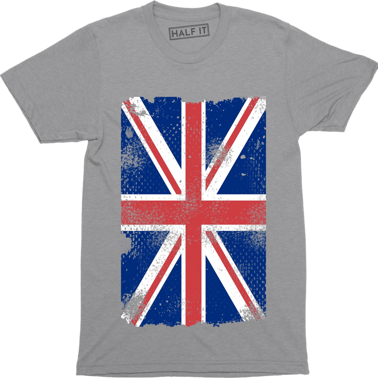Great United Kingdom Distressed British Country Flag Men's T-Shirt ...