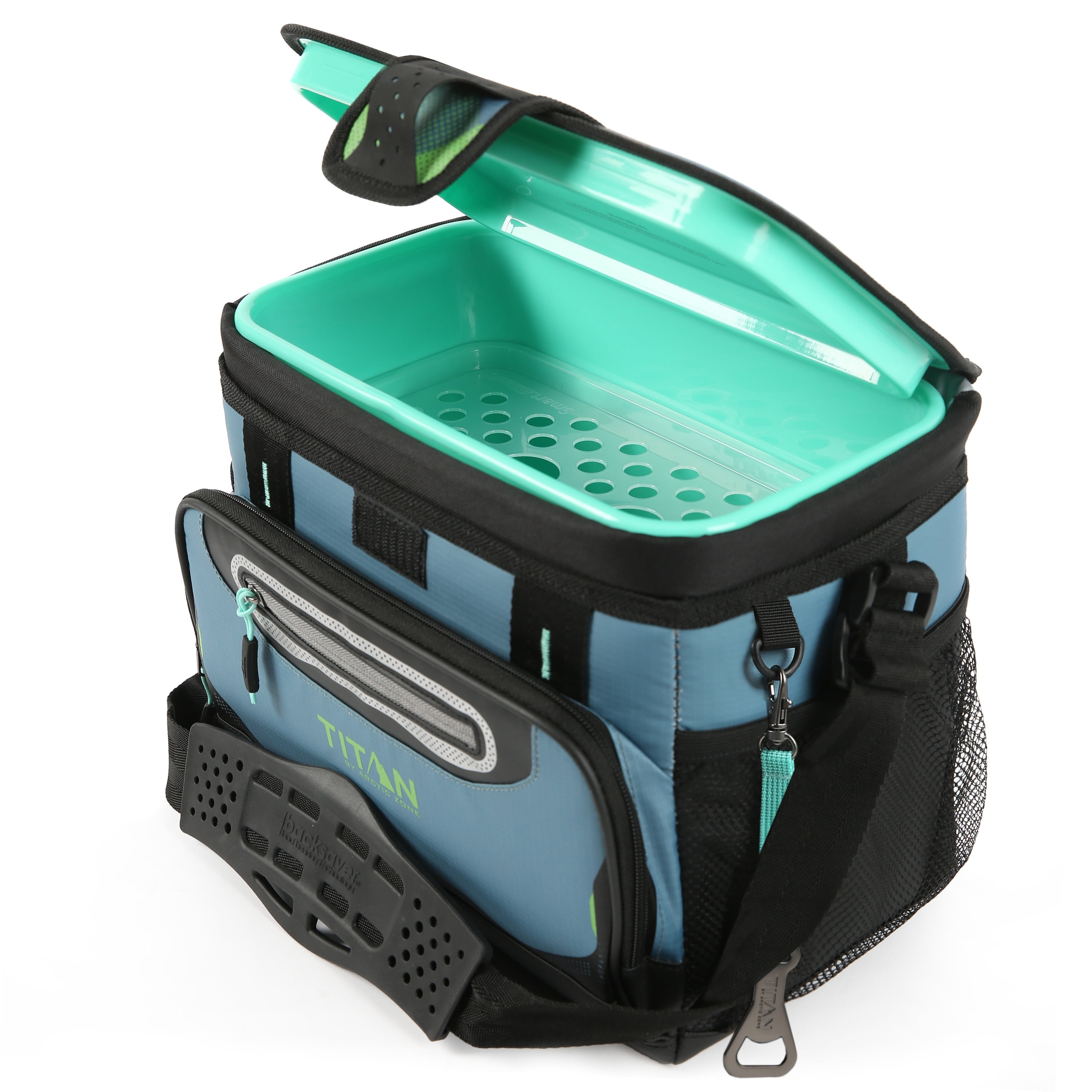 Titan by Arctic Zone Zipperless 12-Can Soft Cooler, 8-Quart, Bali Green