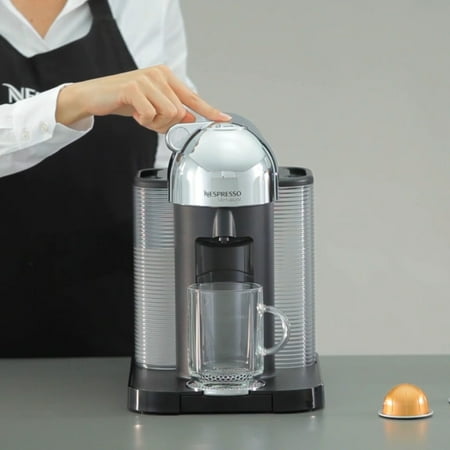 Nespresso - Vertuo Chrome by Breville with Aeroccino3 - Chrome
