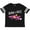 Football Black and White, variant on Born to Race- Pink Race Car Boys or Girls Toddler T-Shirt