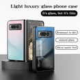 thumbnail image 4 of Nalacover Case for Google Pixel Fold Gradient Colored Tempered Glass Cover, Micro-Frosted Frame Shockproof Anti-Scratches Lens Protection Folding Case for Google Pixel Fold, Yellow, 4 of 7