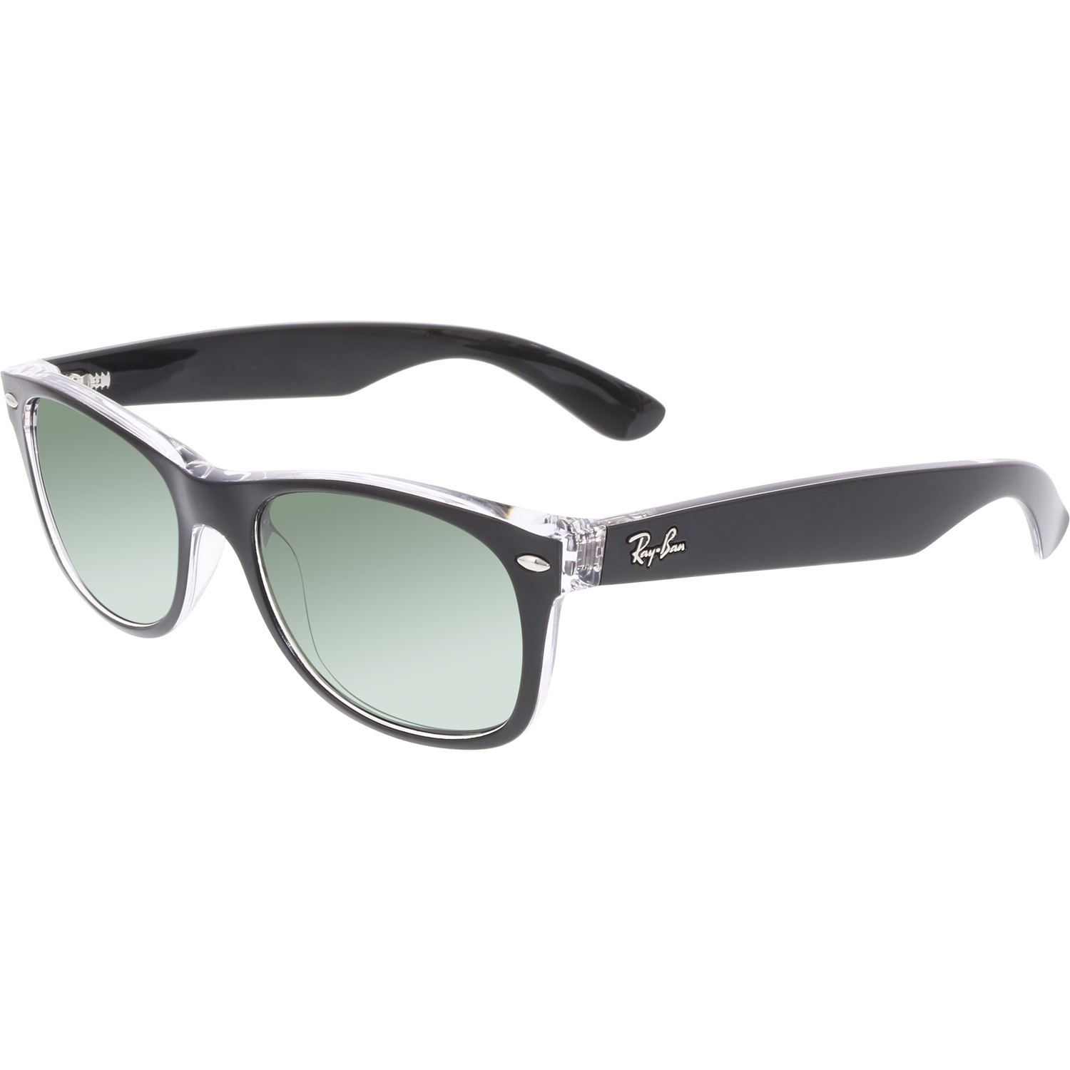 Ray Ban New Wayfarer Classic Polarized Green Sunglasses RB2132 605258 