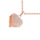 thumbnail image 3 of KAKOWELY 1 collar con forma de corazón, colgante creativo de cobre para el cuello, joyería elegante para mujer, 3 of 4